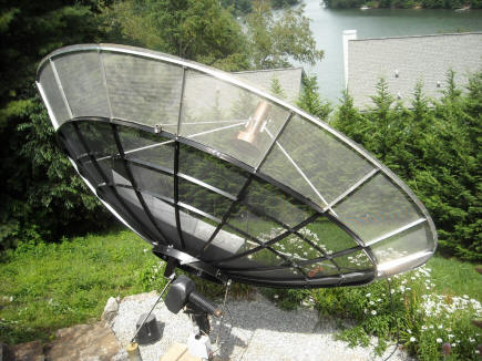 Dish Expansion mesh in place